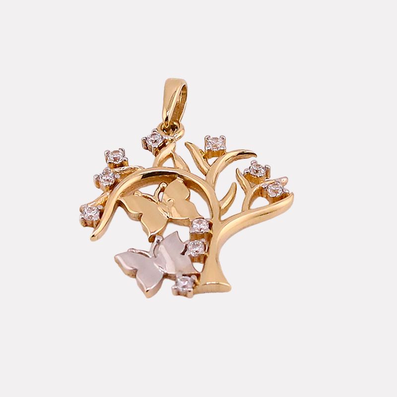 Dije Arbol C/p 14k 1.7g